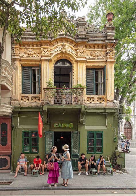 A Glimpse into French Colonial Influence in Hanoi, Vietnam